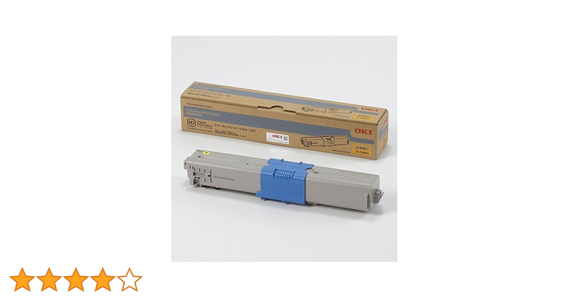 Amazon | OKI トナーカートリッジ(大) イエロー TC-C4AY2 | Oki